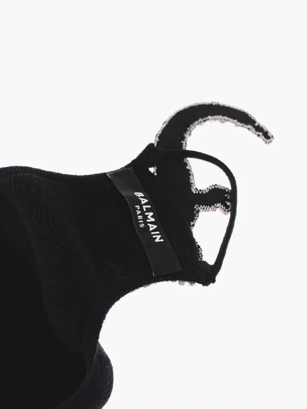 Balmain Face Mask with Bejeweled Crocodile (RARE)